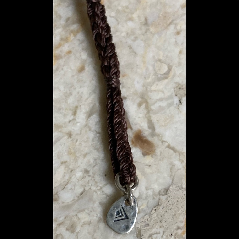 SILPADA Brown 5 Strand Silk Cord Bracelet - Picture 4 of 5